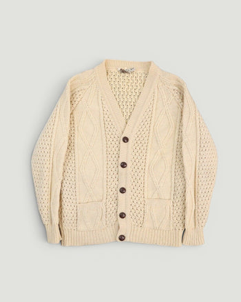 Donegal Knit Cardigan Sweater