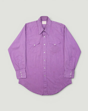 Vintage Wrangler Permanent Press Pearl Snap Shirt