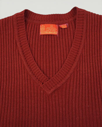 Vintage Sears Kings Road Ribbed Sweater Vest