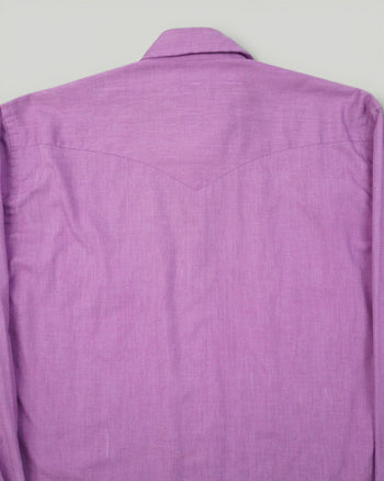 Vintage Wrangler Permanent Press Pearl Snap Shirt