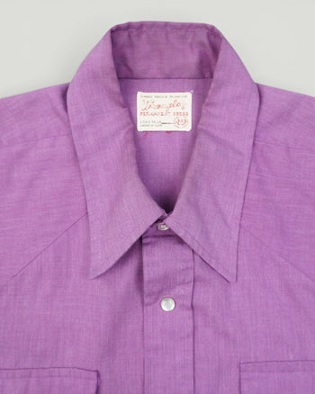 Vintage Wrangler Permanent Press Pearl Snap Shirt