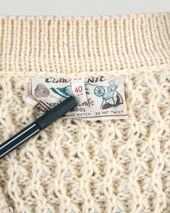 Donegal Knit Cardigan Sweater