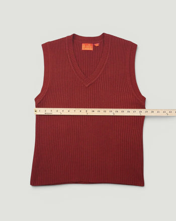 Vintage Sears Kings Road Ribbed Sweater Vest