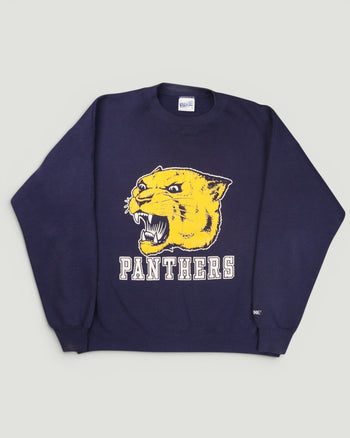 1980's Panthers Heavyweight Big Graphic Crewneck Sweatshirt