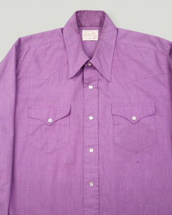 Vintage Wrangler Permanent Press Pearl Snap Shirt