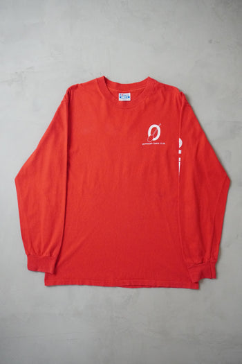 Outrigger Canoe Red Long-Sleeve T-Shirt