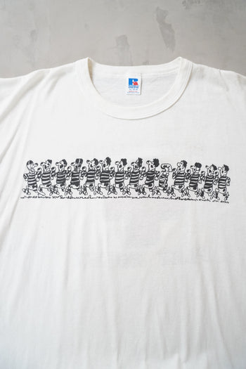 Give Blood Play Rugby White Graphic T-Shirt