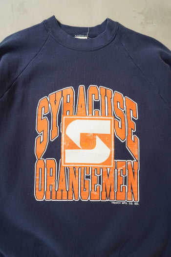 Syracuse Orangemen Navy Crewneck Sweatshirt