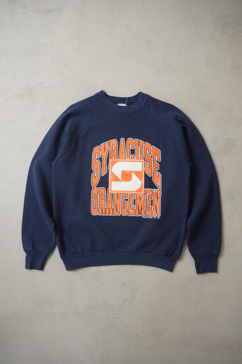 Syracuse Orangemen Navy Crewneck Sweatshirt