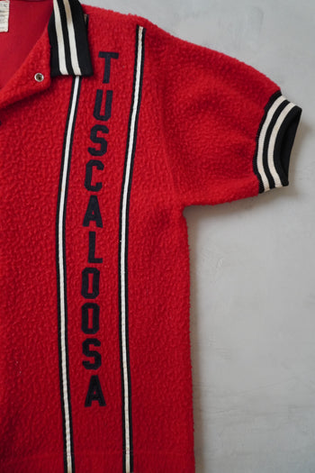 Champion Rare Tuscaloosa Striped Button-Front Bowling Shirt