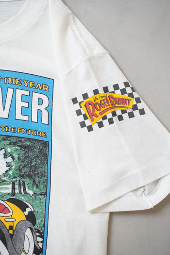 Roger Rabbit Cab and Driver White T-Shirt