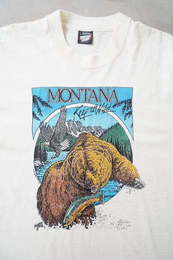 Montana Grizzly Bear Graphic T-Shirt