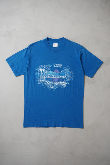 Estes Park Colorado Blue Mountain Graphic T-Shirt