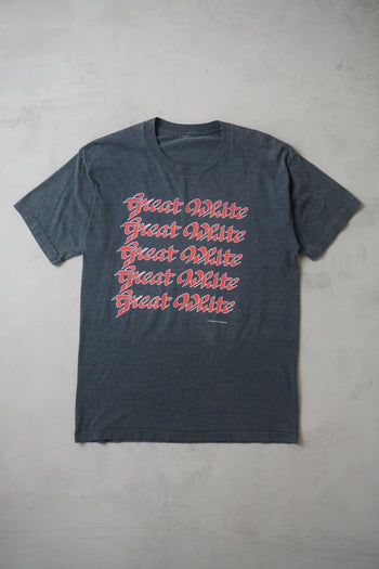 Great White Double-Sided Band T-Shirt