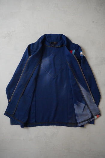 Vintage Sunfaded Striped Racing Jacket