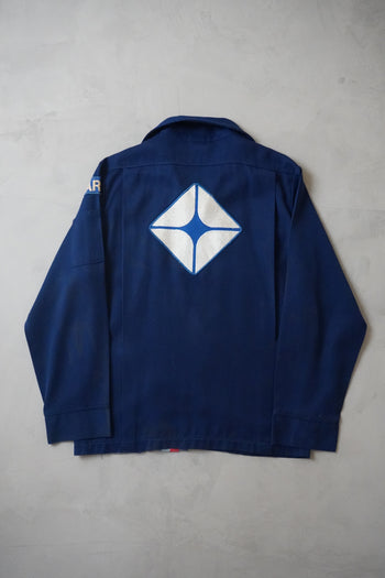 Vintage Sunfaded Striped Racing Jacket