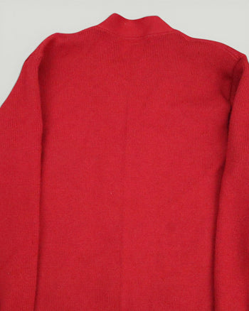 1960s Spaulding Sand Knit Varsity Cardigan Sweater