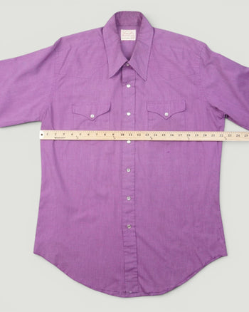 Vintage Wrangler Permanent Press Pearl Snap Shirt