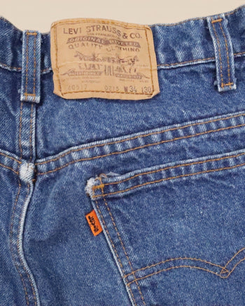 Vintage 80s Levi's 517 Orange Tab Jeans